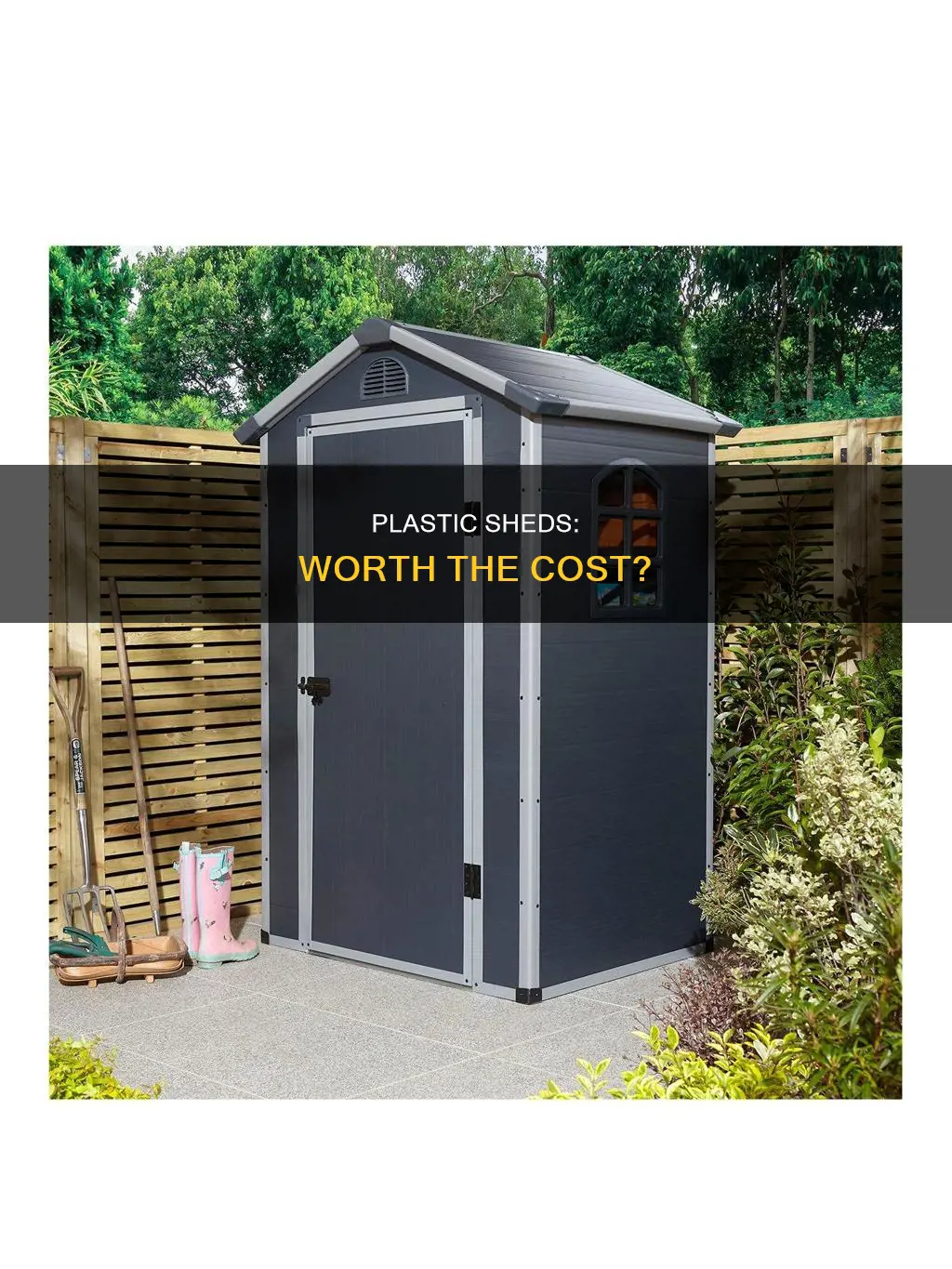 how much is a plastic shed