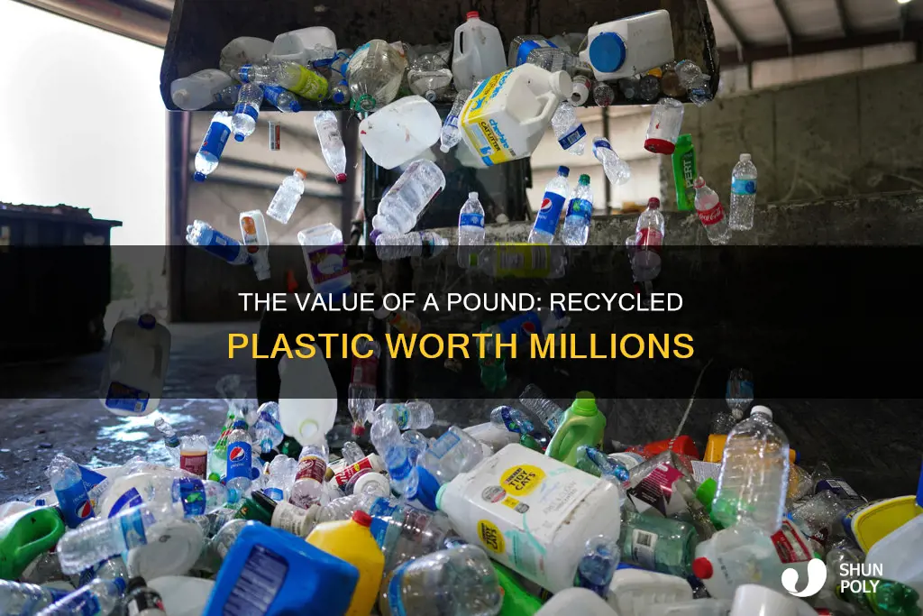 how much is a pound of recycled plastic worth