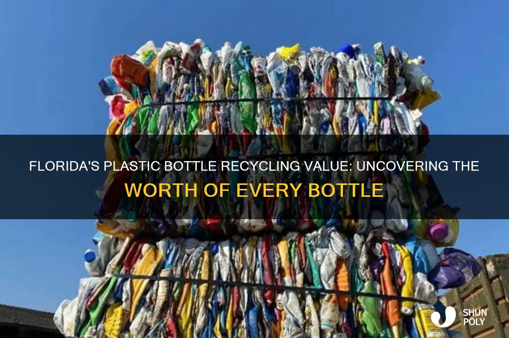 how much is a recycled plastic bottle worth in florida