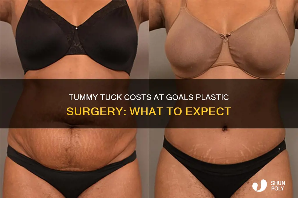 how much is a tummy tuck at goals plastic surgery