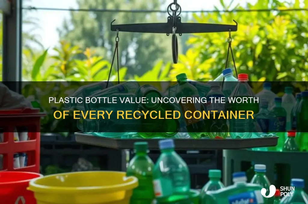 how much is each plastic bottle worth