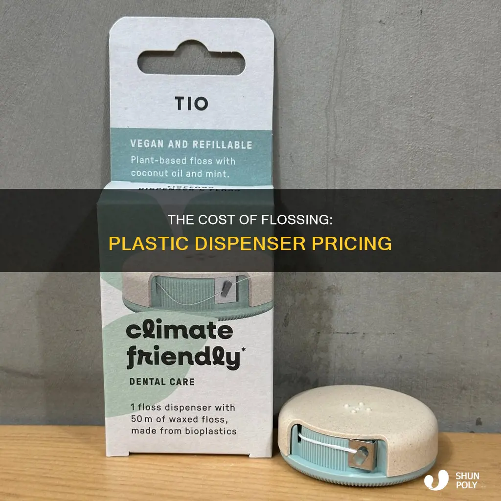 how much is floss dispenser plastic