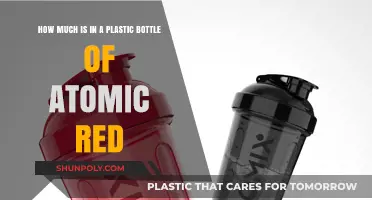 Atomic Red Plastic Bottle: Unveiling the Exact Quantity Inside