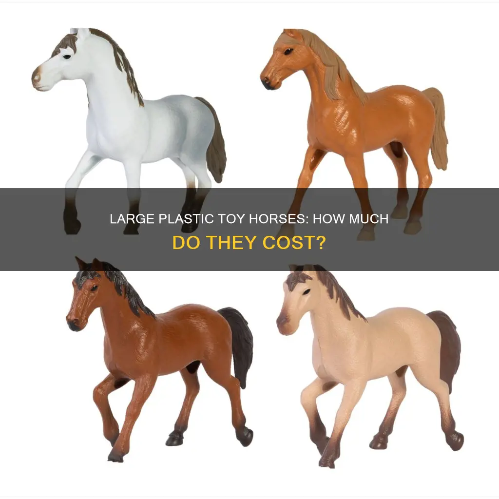 how much is large plastic toy horse