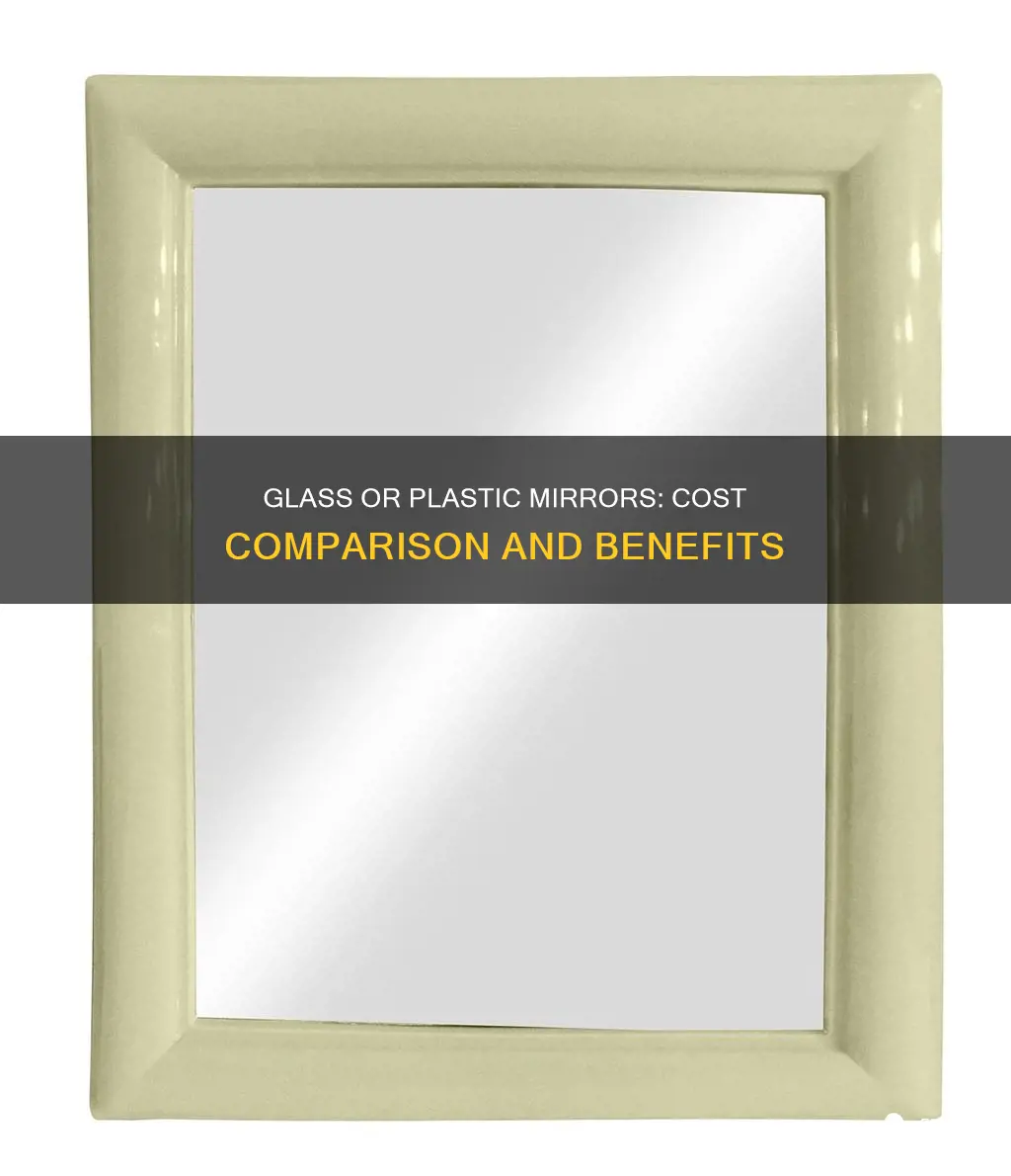 how much is plastic glass mirror