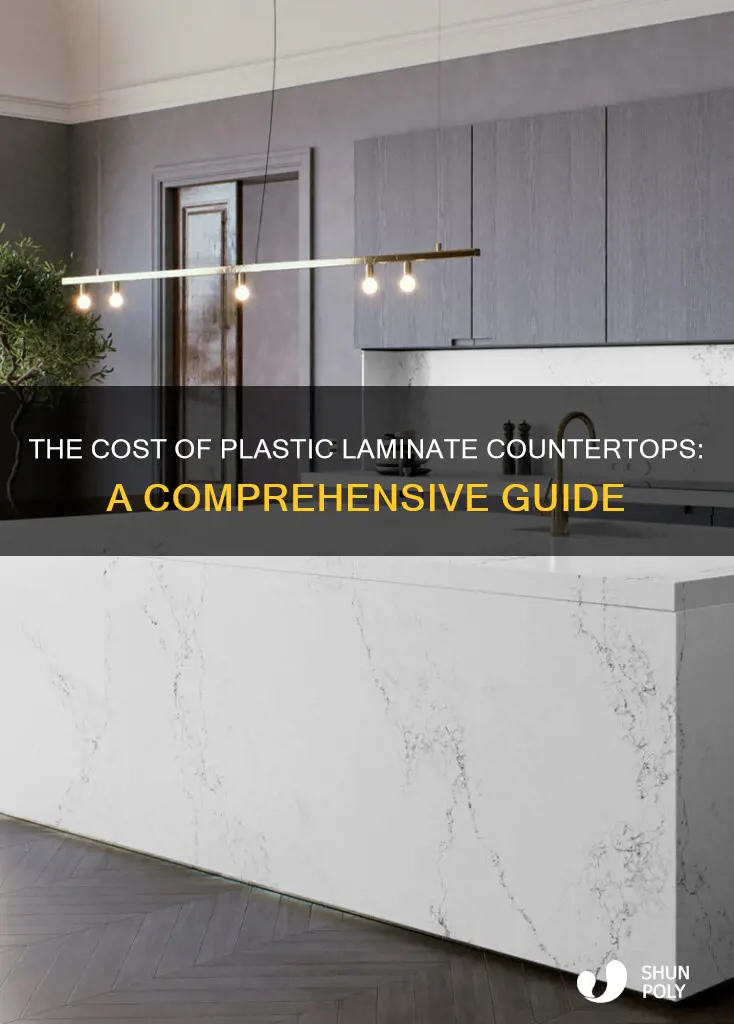 how much is plastic laminate countertops