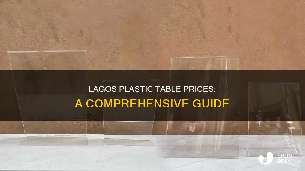 how much is plastic table in lagos