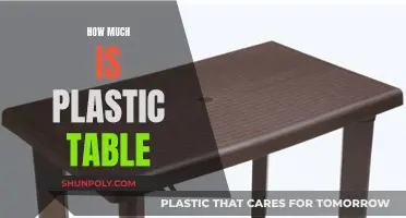 Plastic Table Costs: A Comprehensive Overview