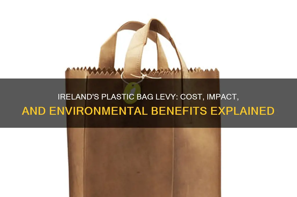 how much is the plastic bag levy in ireland