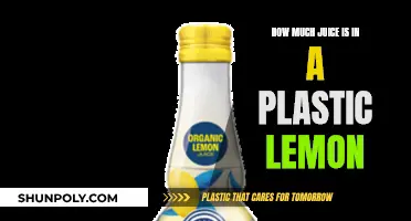 Juice Quantity in Plastic Lemons: Unveiling the Truth