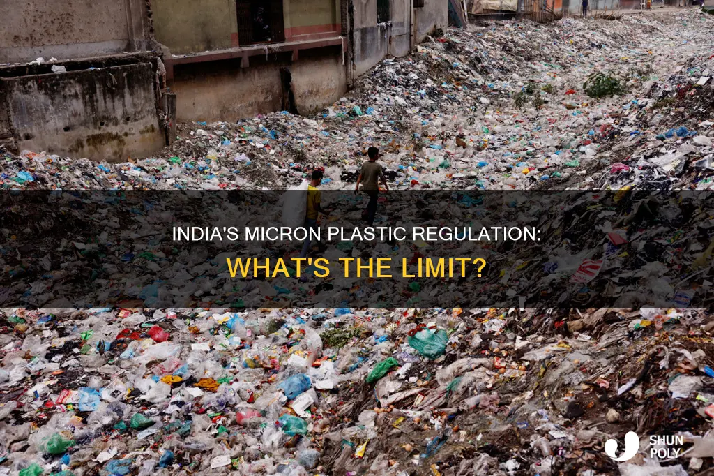 how much micron plastic is allowed in india