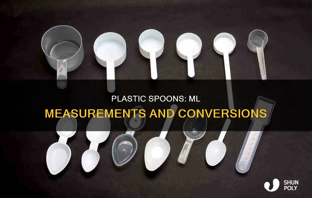 how much ml is a plastic spoon