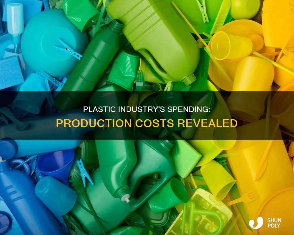 how much money does the plastic industry spend on production