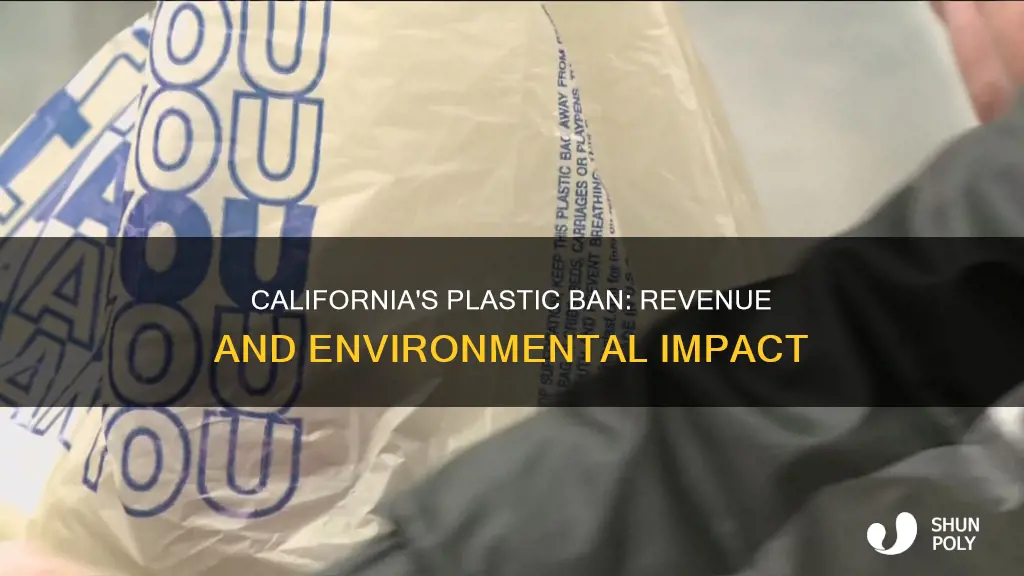 how much money has the plastic ban in california earned