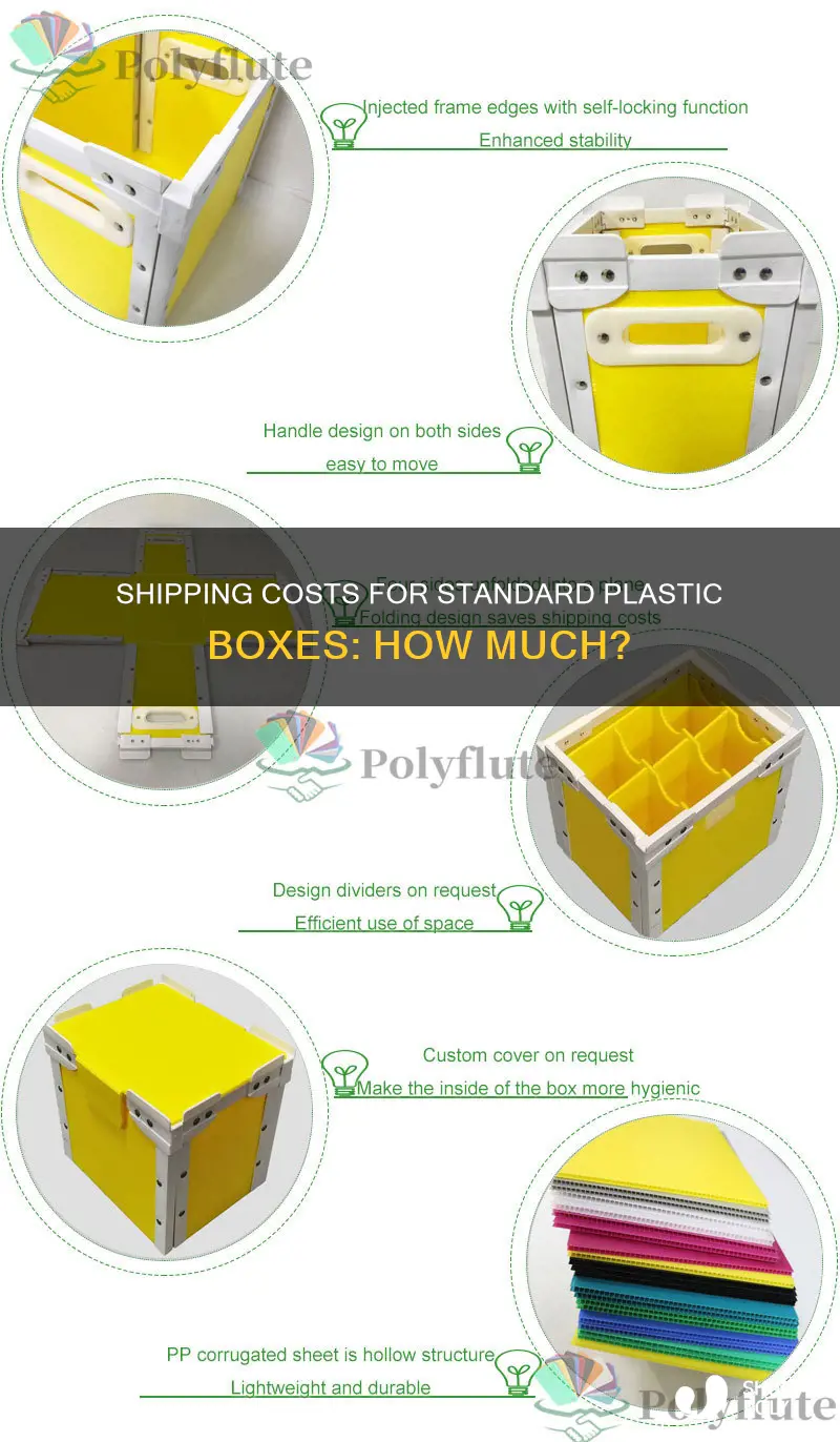 how much money to ship a standard plastic box