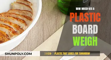 The Weight of Plastic Boards: How Much Do They Weigh?