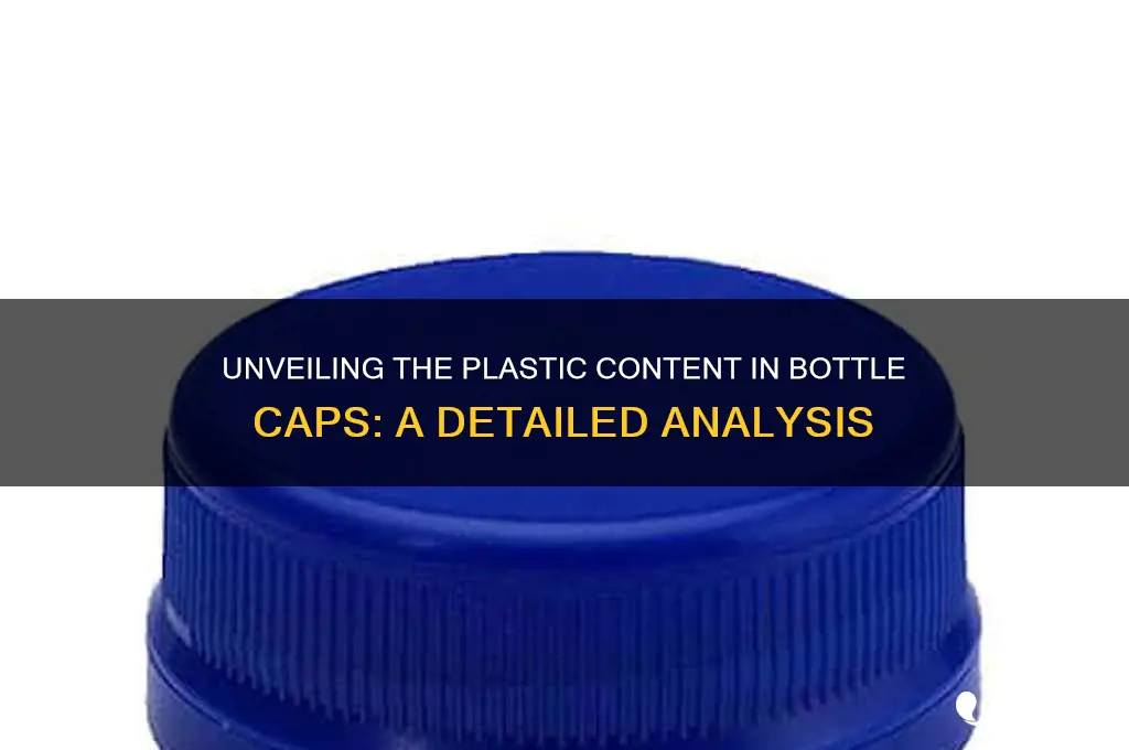how much of a bottle cap is plastic
