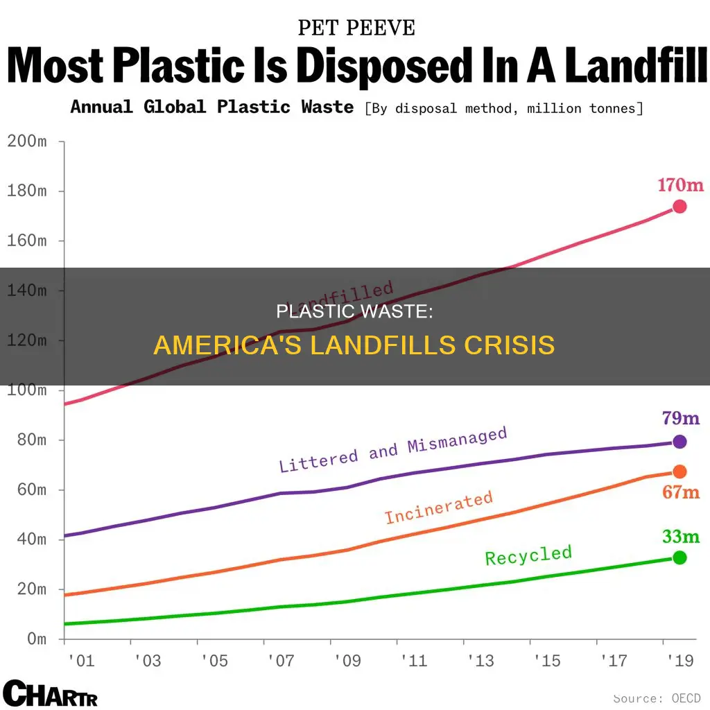 how much of landfill in the us is plastic waste