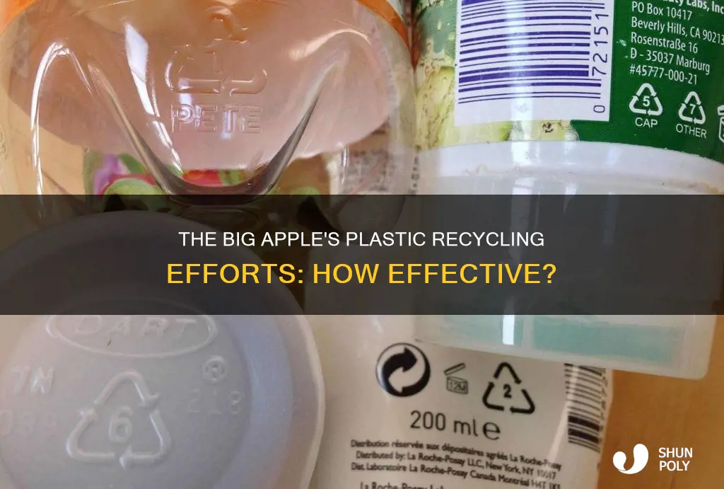 how much of ny plastics are recycled