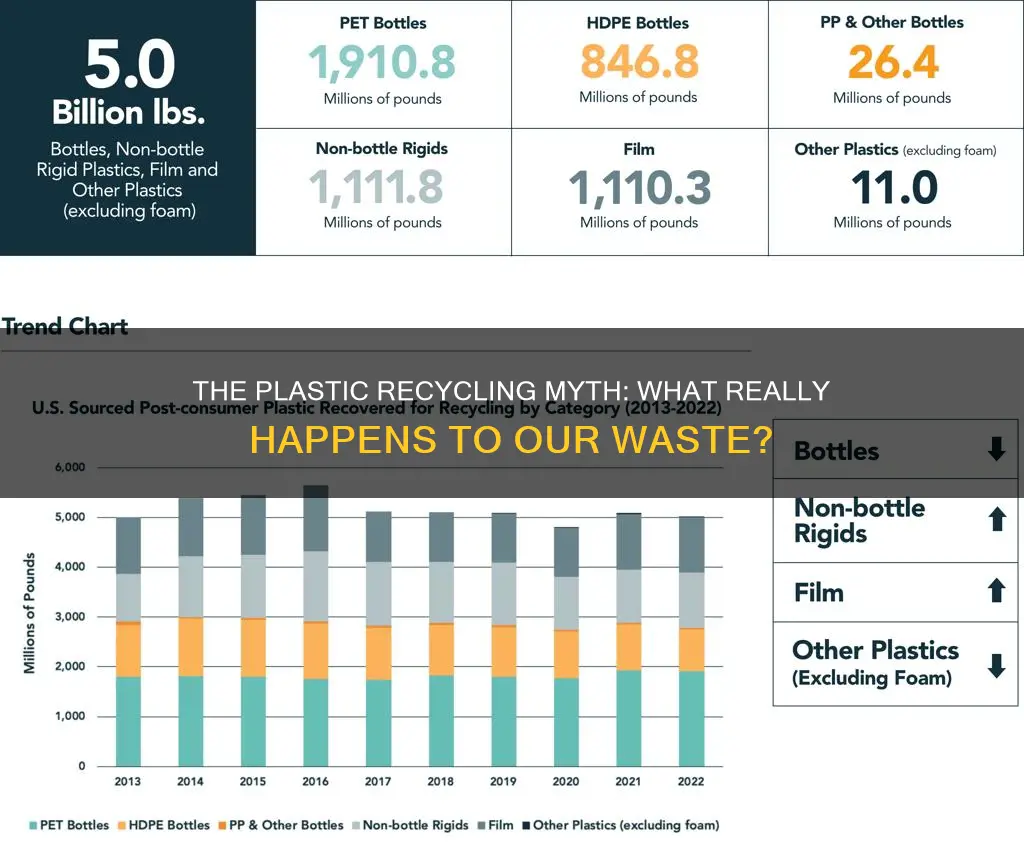 how much of our plastic actually gets recylced