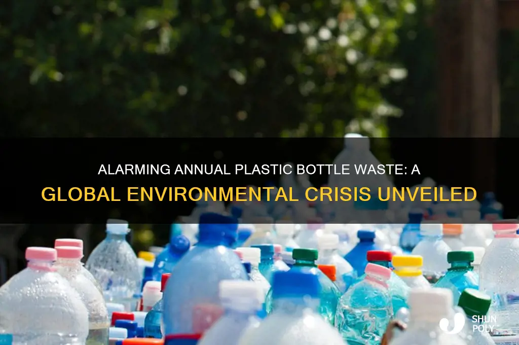 how much plastic bottles are thrown away each year