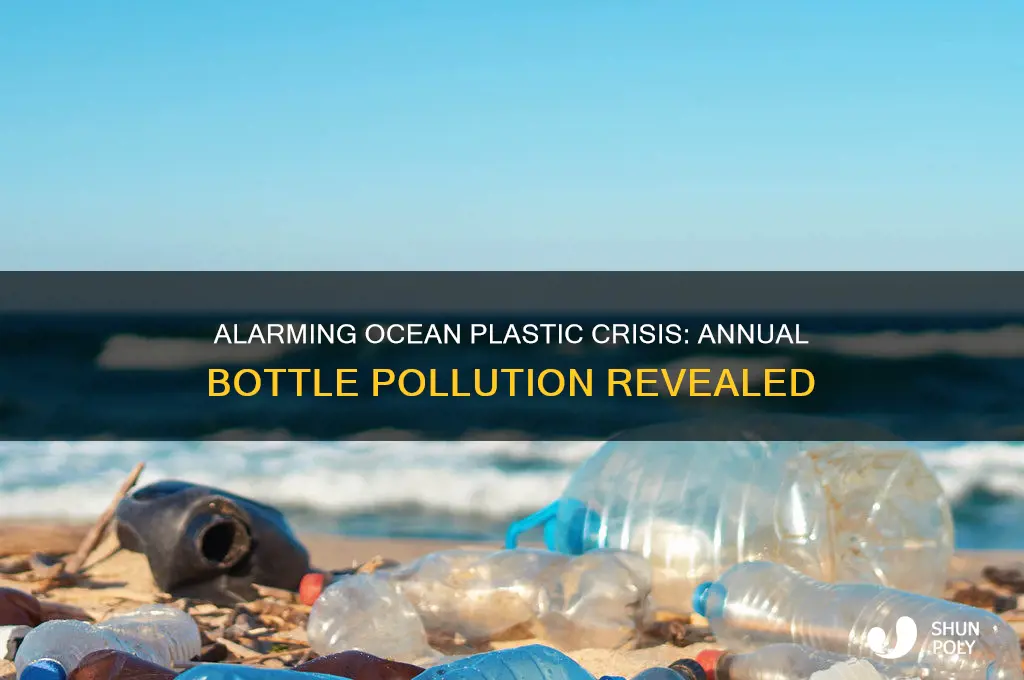 how much plastic bottles go into the ocean every year