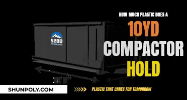 Impressive Compactor Capacity: 10yd Holds Tons of Plastic!