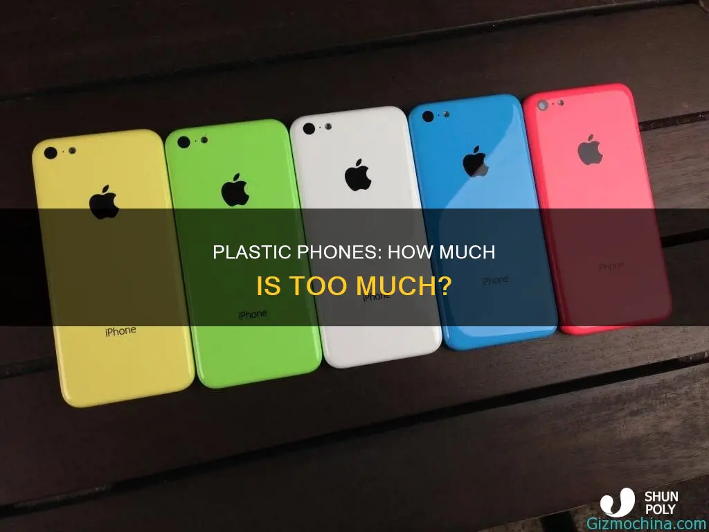 how much plastic does a phone contain