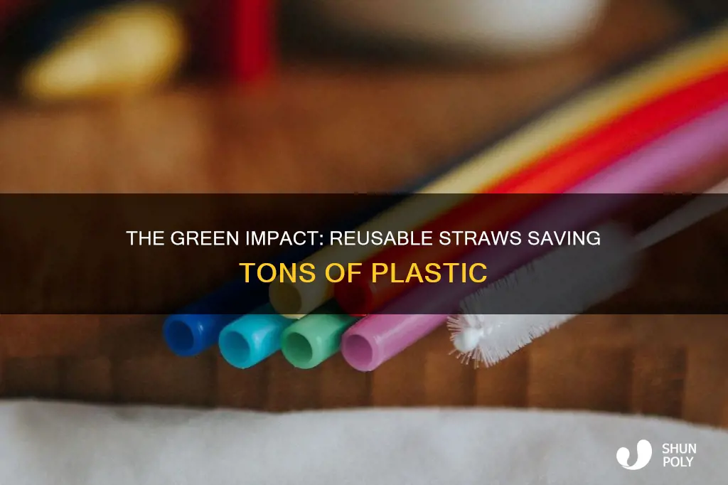 how much plastic have reusable straws saved