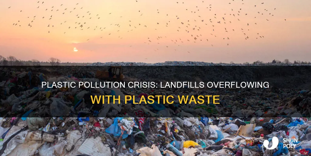 how much plastic is in landfills