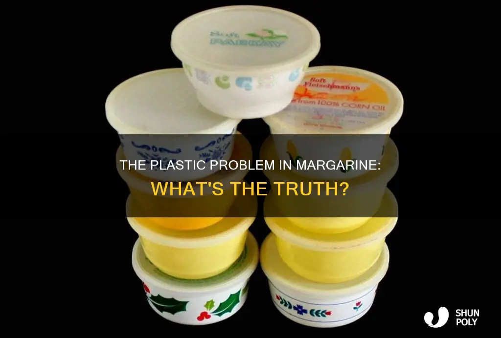 how much plastic is in margarine