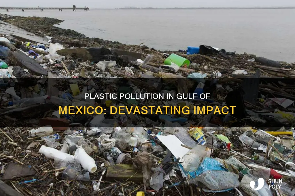 how much plastic is in the gulf of mexico