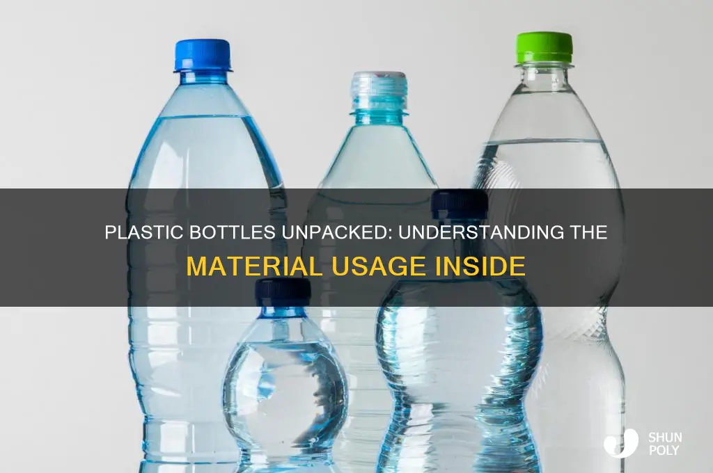 how much plastic is used to make a bottle