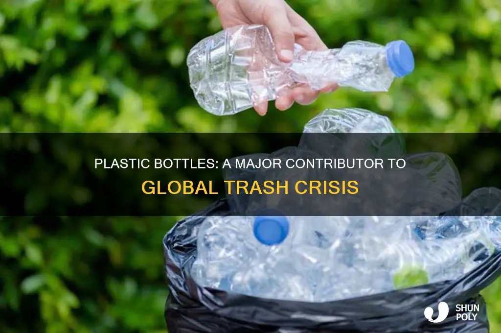 how much plastic trash is bottles