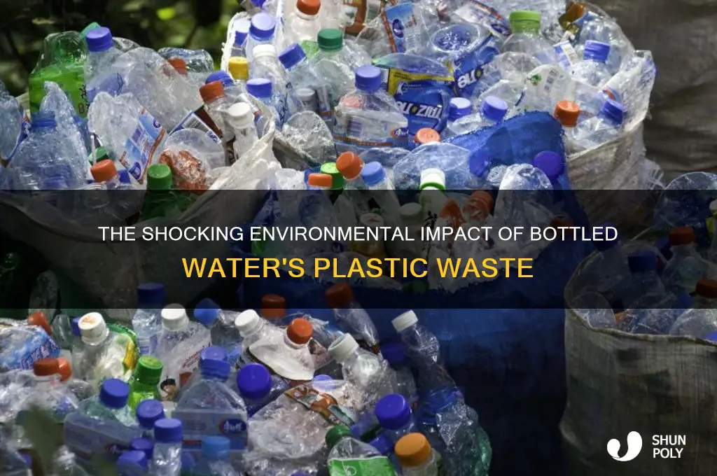 how much plastic waste is produced by bottled water