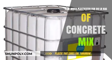 Optimal Plasticizer Amount for 90 lb Concrete Mix: A Guide