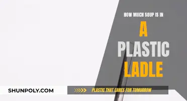 Plastic Ladle Soup Capacity: How Much Fits?