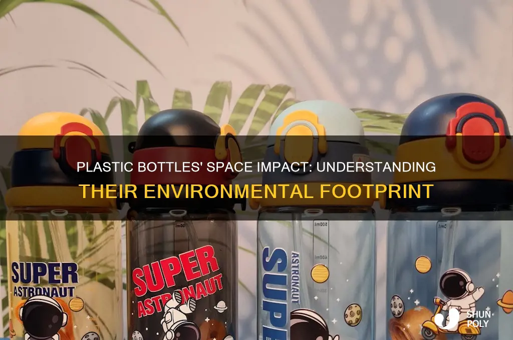 how much space do plastic bottles occupy