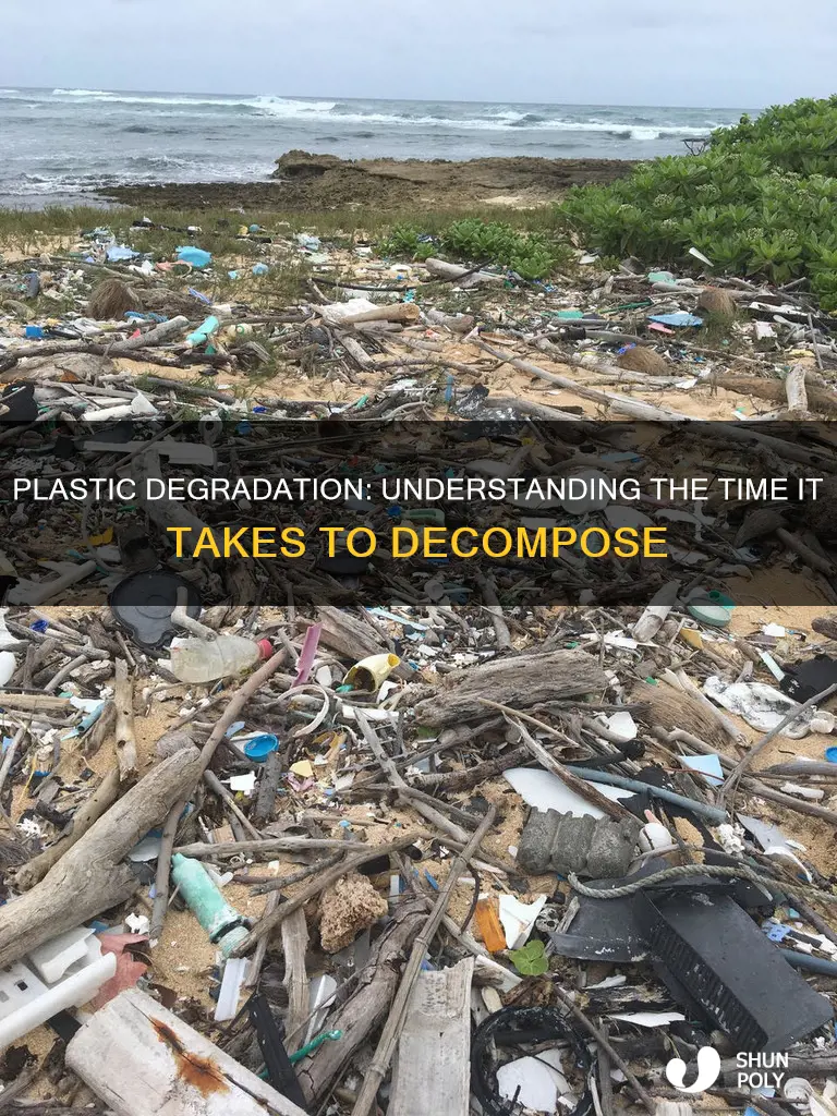 how much time does it take for plastic to degrade