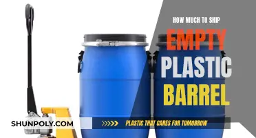 Shipping Empty Plastic Barrels: What's the Cost?