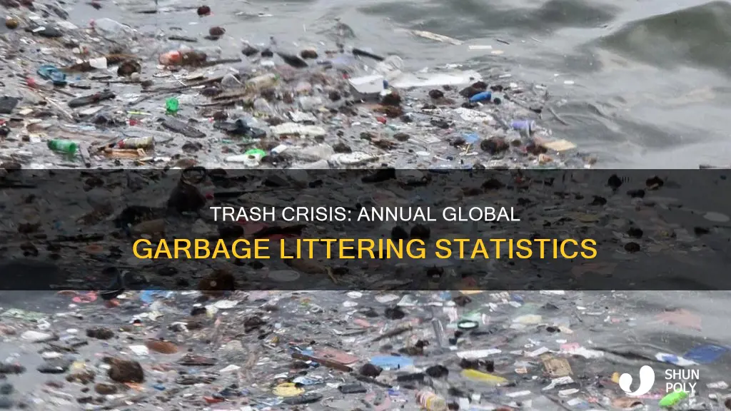 how much trash is littered every year