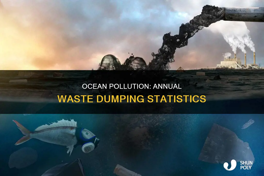 how much waste is dumped in the ocean each year