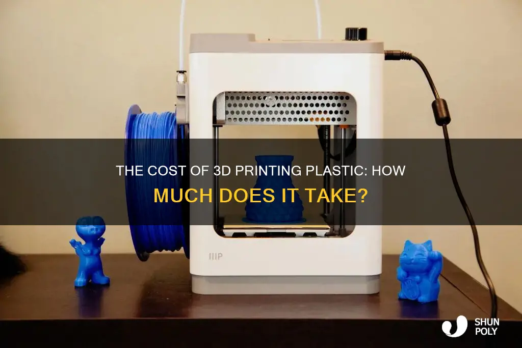 how mush does 3d printing plastic cost