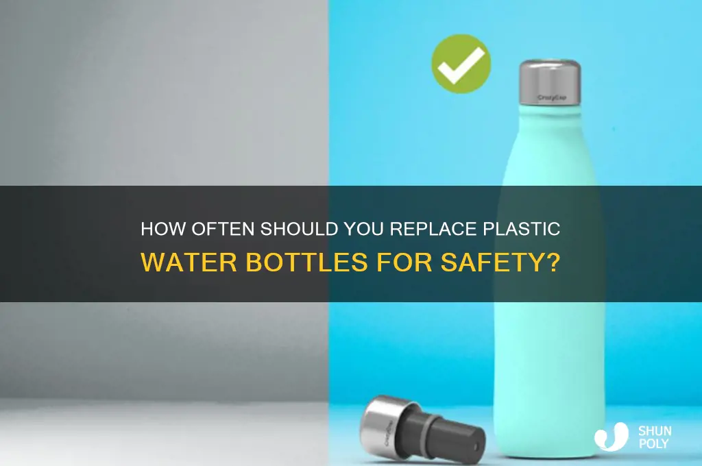 how often are you supposed to change plastic water bottles