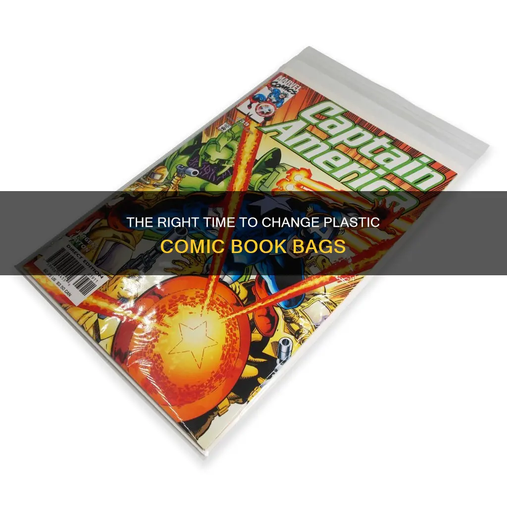 how often change plastic comic books
