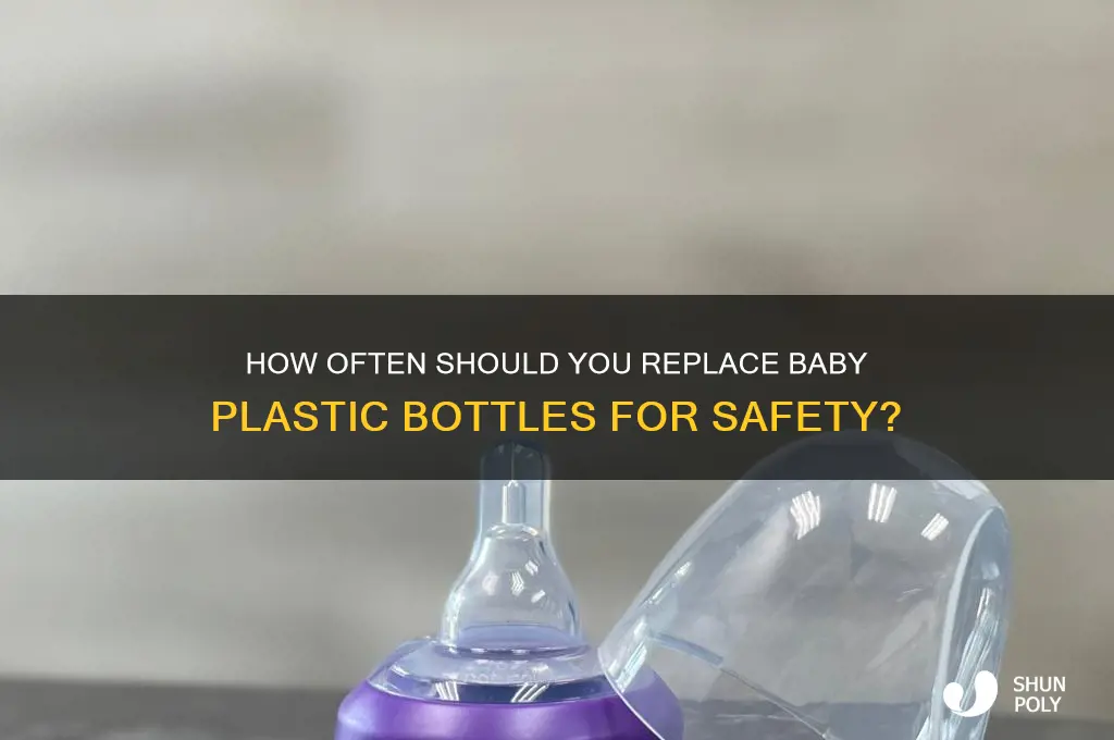 how often do you buy new baby plastic bottles