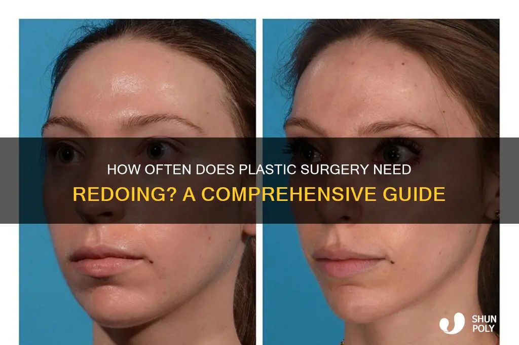 how often do you have to get plastic surgey redone