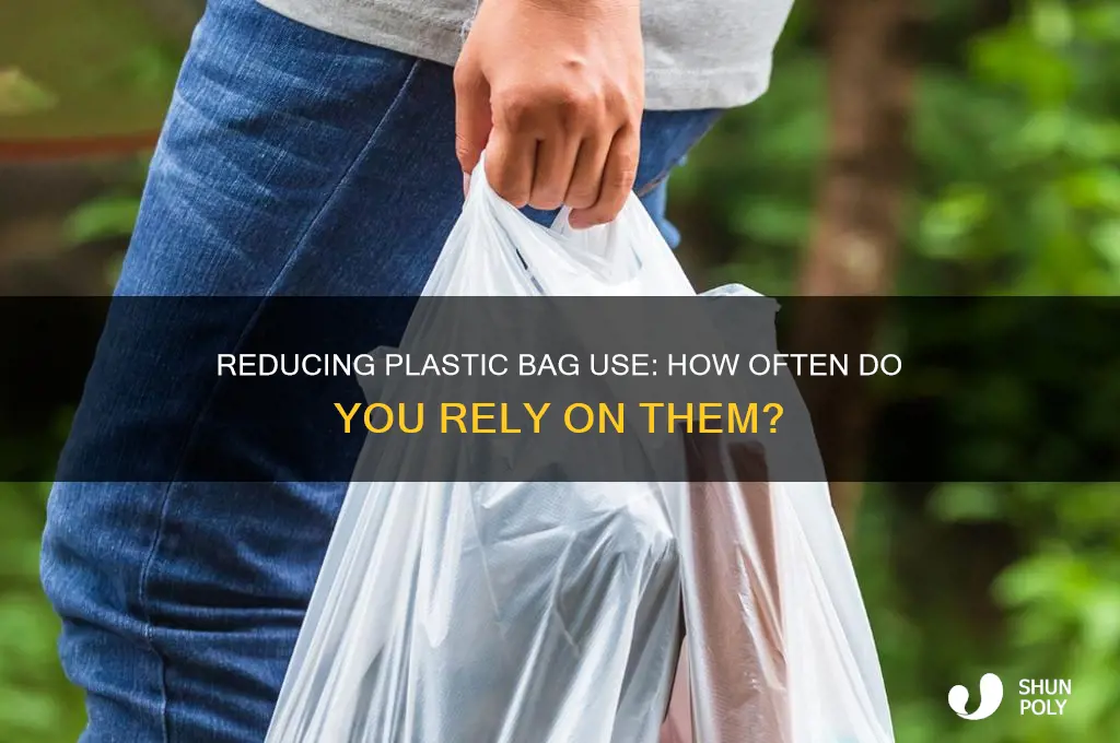 how often do you use plastic bags