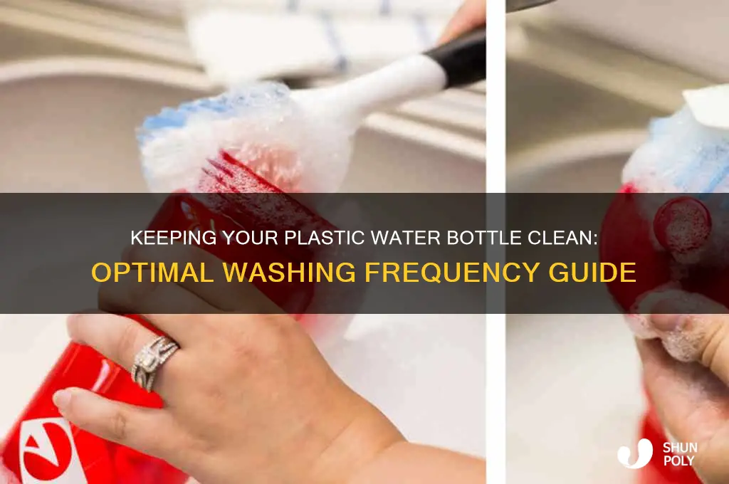 how often should i wash my plastic water bottle