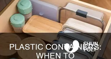 how often should you throw out plastic containers